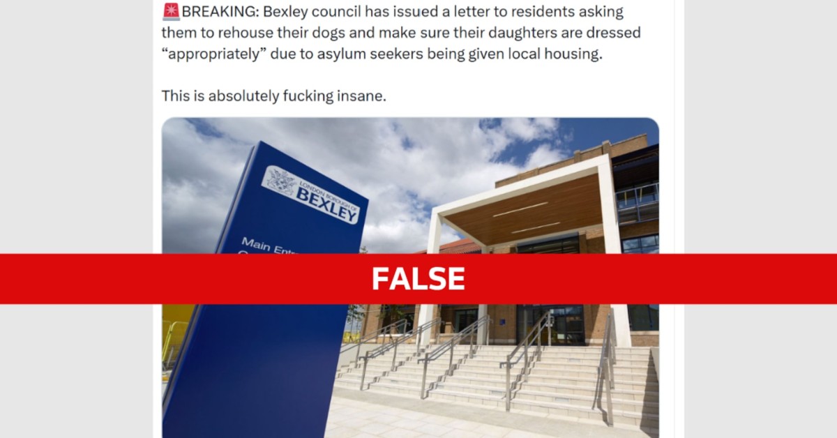 Fact Check: London Council Letter Telling Families to Keep Daughters Indoors Is Fake