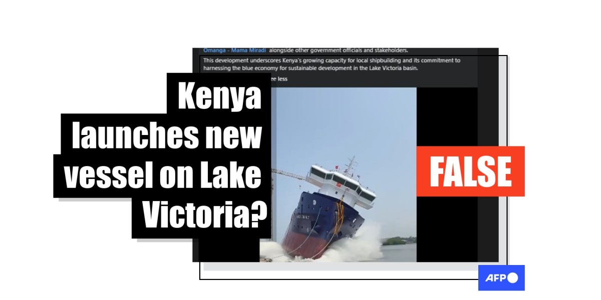 Fact Check: Ship-Launch Video Was Filmed in India, Not Kenya