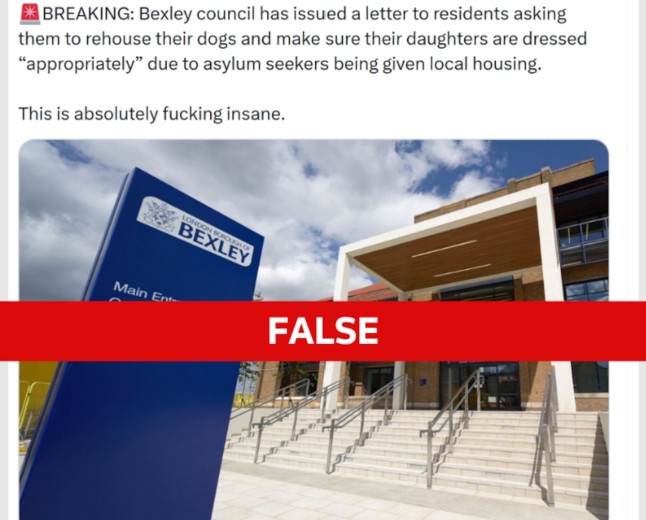 Fact Check: London Council Letter Telling Families to Keep Daughters Indoors Is Fake